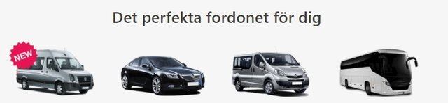 Privat Flygplatstransfer olika Bilar & Fordon